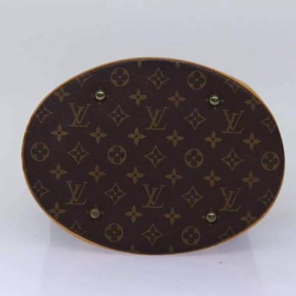 LOUIS VUITTON Monogram Bucket GM Shoulder Bag M42236 LV Auth 75082 - Picture 5 of 12
